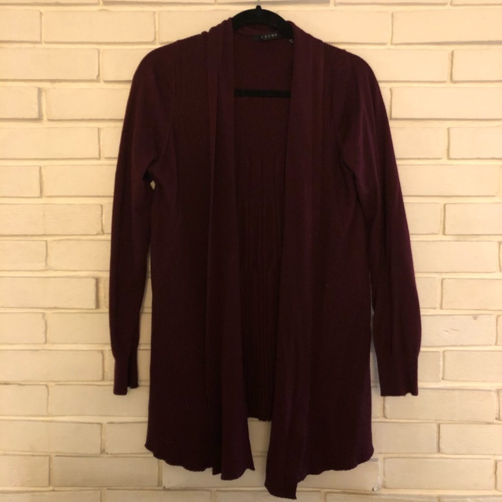 Plum Cardigan